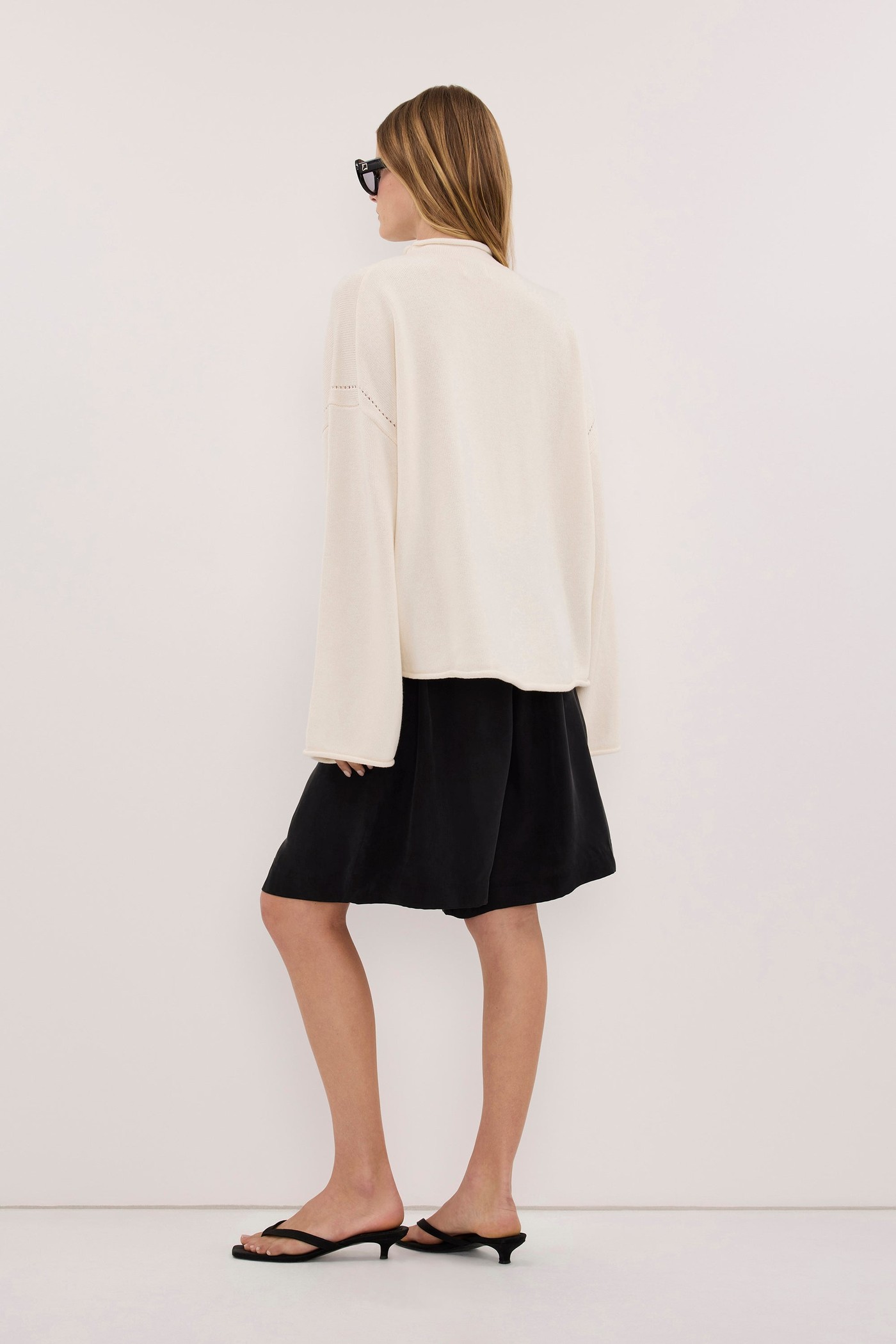 Tarian Off White Knit Jumper view 3
